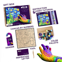 Load image into Gallery viewer, Okto Sensory Art Colour By Numbers: Little Prince Starry Night Art & Craft