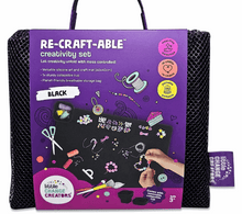 Load image into Gallery viewer, Little Change Creators Re-CRAFT-able BLACK Creative Set Art & Craft