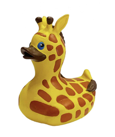Wild Republic Rubber Duck Giraffe Bath Toy