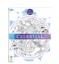 Load image into Gallery viewer, Zen Colouring Book Celestial