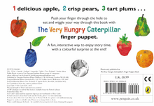 Load image into Gallery viewer, The Very Hungry Caterpillar 123 Finger Puppet Board Book Children's Book