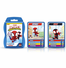 Load image into Gallery viewer, Top Trumps Juniors Marvel Spidey and his Amazing Friends card games