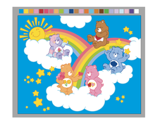 Load image into Gallery viewer, Aquarius Care Bears Clouds Art By Numbers
