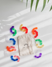 Load image into Gallery viewer, MAGBLOX Magbrix 16pc Pipe Connector Pack Construction