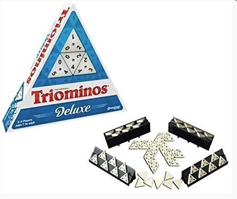 Pressman Deluxe Tri-ominos dominos game