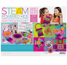 Load image into Gallery viewer, 4M STEAMED Powered Kids Knitting & Crochet Art & Craft Kits