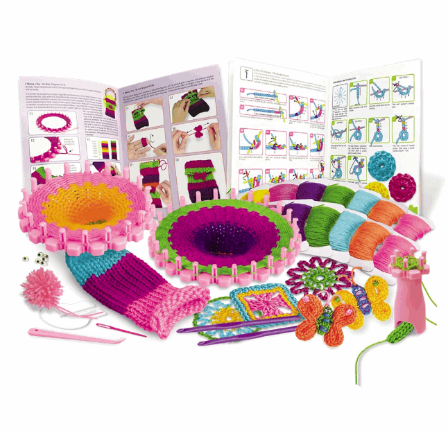 4M STEAMED Powered Kids Knitting & Crochet Art & Craft Kits