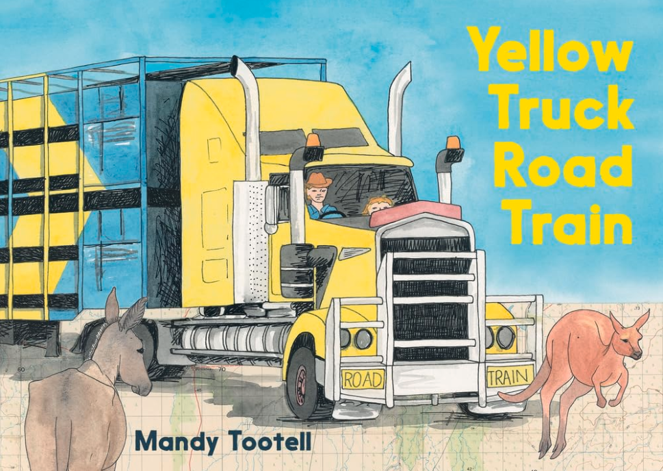 Yellow Truck Road Train Book