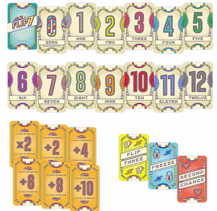 7 Flip Card Game Card Game