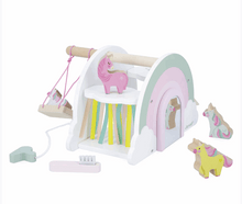 Load image into Gallery viewer, Janod Unicorn Play House Social Play
