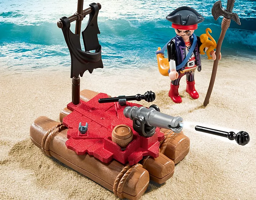 Playmobil Pirate Raft Carry Case 5655