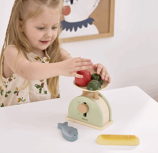 PolarB Weighing Scale Pretend Food Play
