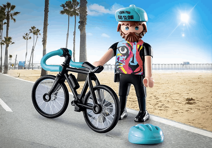 Playmobil Special Plus Road Cyclist Paul playset