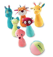 Load image into Gallery viewer, Lilliputiens Jungle Bowling Set