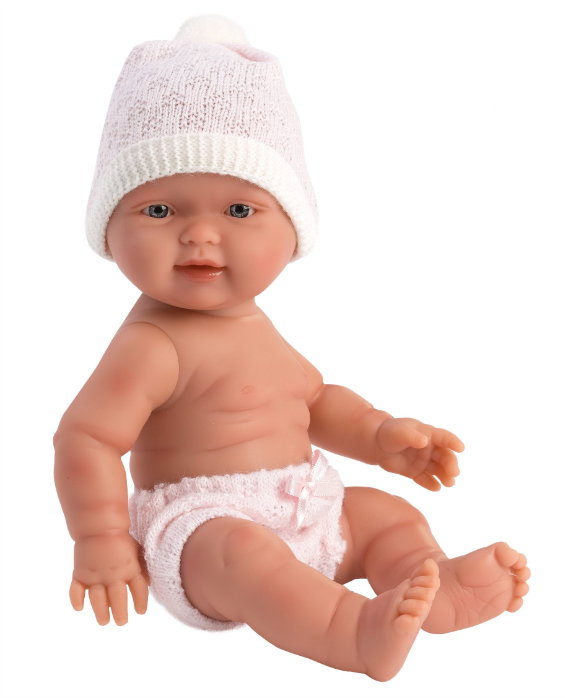 Llorens Spain Bebita Cuna Rosa 26cm Doll