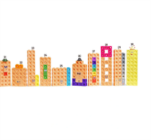 Load image into Gallery viewer, Numberblocks Mathlink Cubes Activity Set 21-30