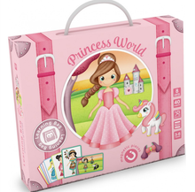 Load image into Gallery viewer, EurekaKids Learning Bag Princess World Magnetic Game