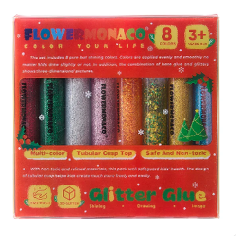 Flower Monaco Glitter Glue