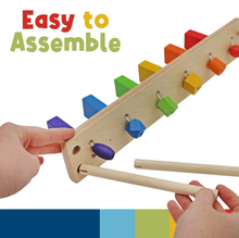 Load image into Gallery viewer, Meavia Wooden Falling Domino Wall / Stand Sensory Needs