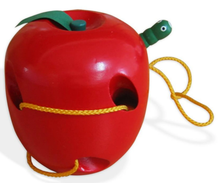 Load image into Gallery viewer, Viga Lacing Apple lacing toy