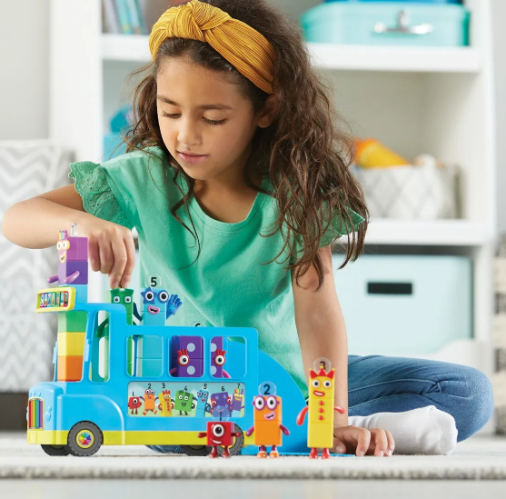 Numberblocks Rainbow Counting Bus Learning Aid