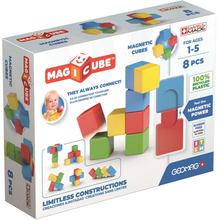 Load image into Gallery viewer, Geomag Magicube Recycled Try Me 8pc magnetic toy