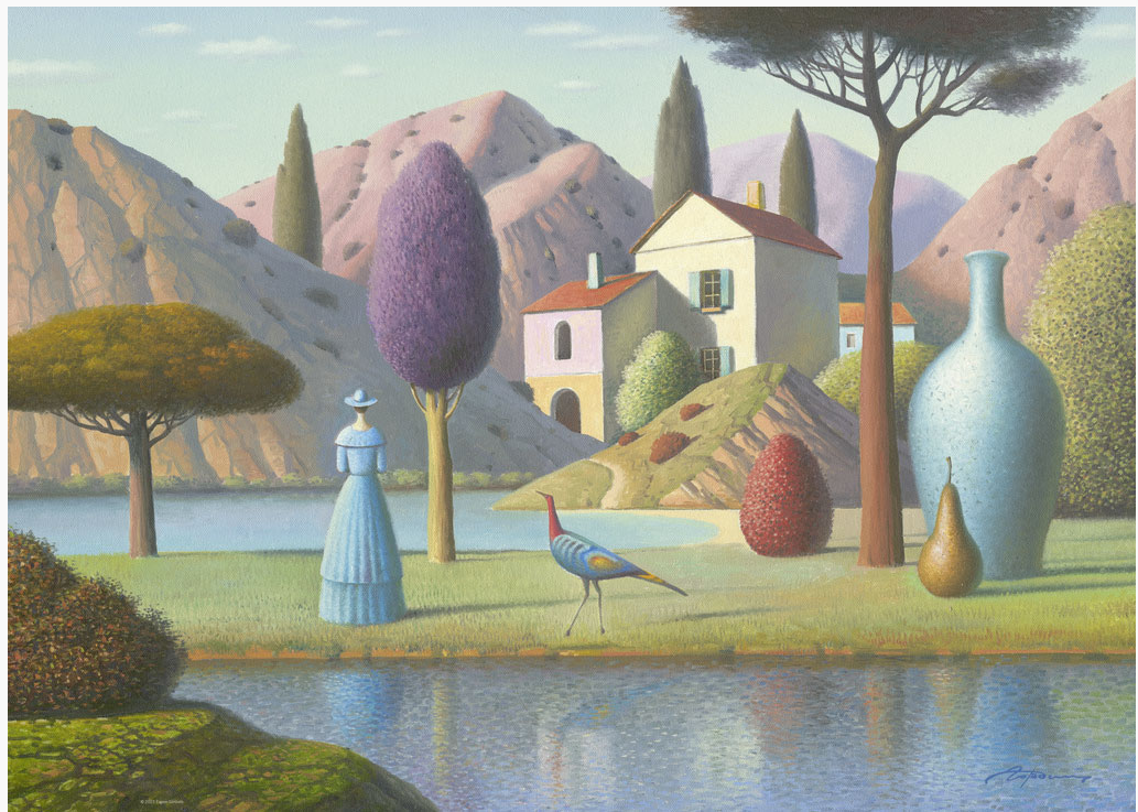 Timeless Lady In Blue 1000pc Heye Puzzle