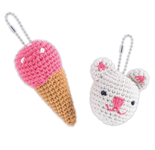 Load image into Gallery viewer, Janod Crochet 2 Keyrings Art & Craft
