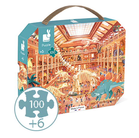 Janod Natural History Museum Puzzle 100pc Puzzle/Game