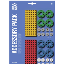 Load image into Gallery viewer, Plus-Plus Accessory Pack Red & Yellow construction