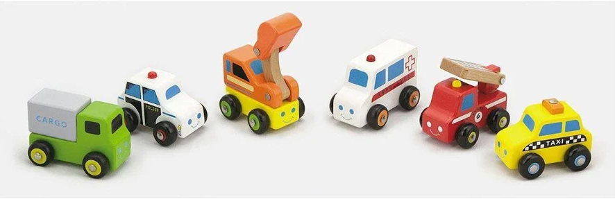 Viga Mini Vehicle Set 6pc