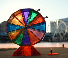 Load image into Gallery viewer, MAGBLOX Magbrix Translucent 66pc Set magnetic blocks