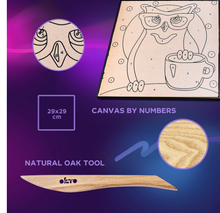 Load image into Gallery viewer, Okto Owl Colouring with Clay Set 29cm x 29cm Art & Craft