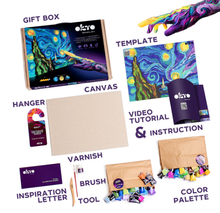 Load image into Gallery viewer, Okto Sensory Art Creative Set Starry Night 30cm x 40cm Art & Craft