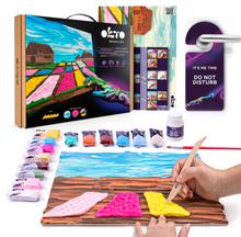 Load image into Gallery viewer, Okto Sensory Art Creative Set Flower Beds In Holland 30cm x 40cm Art & Craft