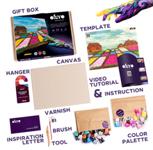 Load image into Gallery viewer, Okto Sensory Art Creative Set Flower Beds In Holland 30cm x 40cm Art & Craft