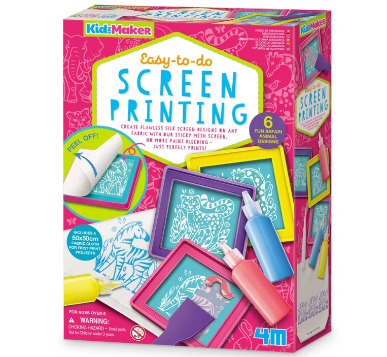 4M Kidzmaker Easy To Do Screen Printing