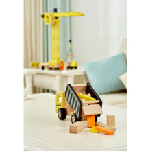 Load image into Gallery viewer, Pintoy Wooden Dump Truck vehicle