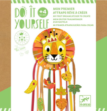 Load image into Gallery viewer, Djeco DIY Little Lion Dreamcatcher Art & Craft