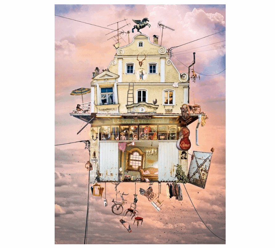Fly High Treasure House 1000pc Heye Puzzle