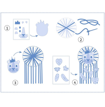 Load image into Gallery viewer, Djeco DIY Little Lion Dreamcatcher Art & Craft