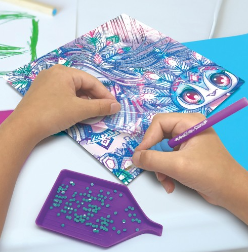 Nebulous Stars Dazzle By Numbers Water Art & Craft