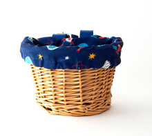 Load image into Gallery viewer, BEEP Bike & Scooter Wicker Baskets with Liner bike basket
