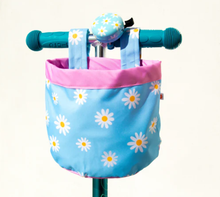 Load image into Gallery viewer, BEEP Bike & Scooter Canvas Basket Daisy bike basket
