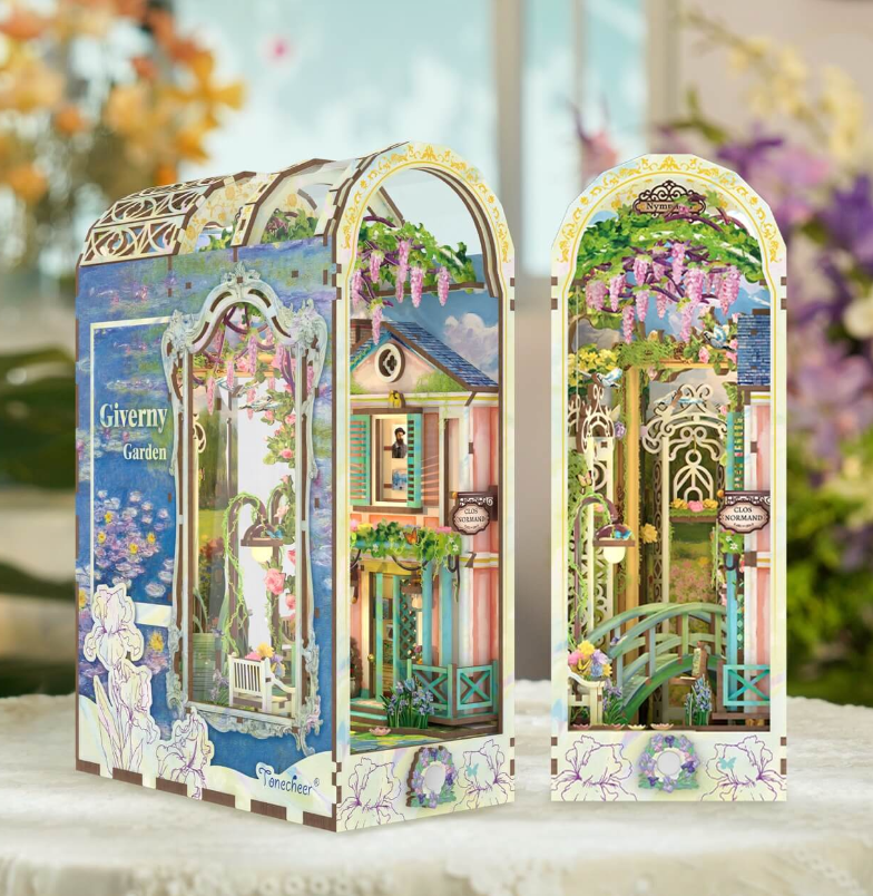 Tonecheer Giverny Garden Large Book Nook