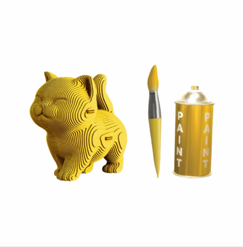 Cartonic Walking Kitten 3D Puzzle
