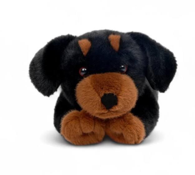 One Love Pumpkin Dachshund Laying Weighted Plush