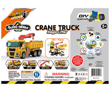 Load image into Gallery viewer, Construct IT Build-ables Plus Crane Truck Mega Lifter Construction