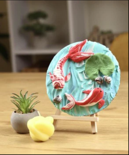 Okto Sensory Art Workshop Kit Koi Fishes