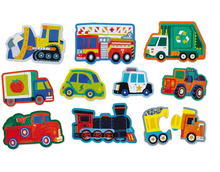 Load image into Gallery viewer, Crocodile Creek Let's Begin Vehicles Puzzle puzzle